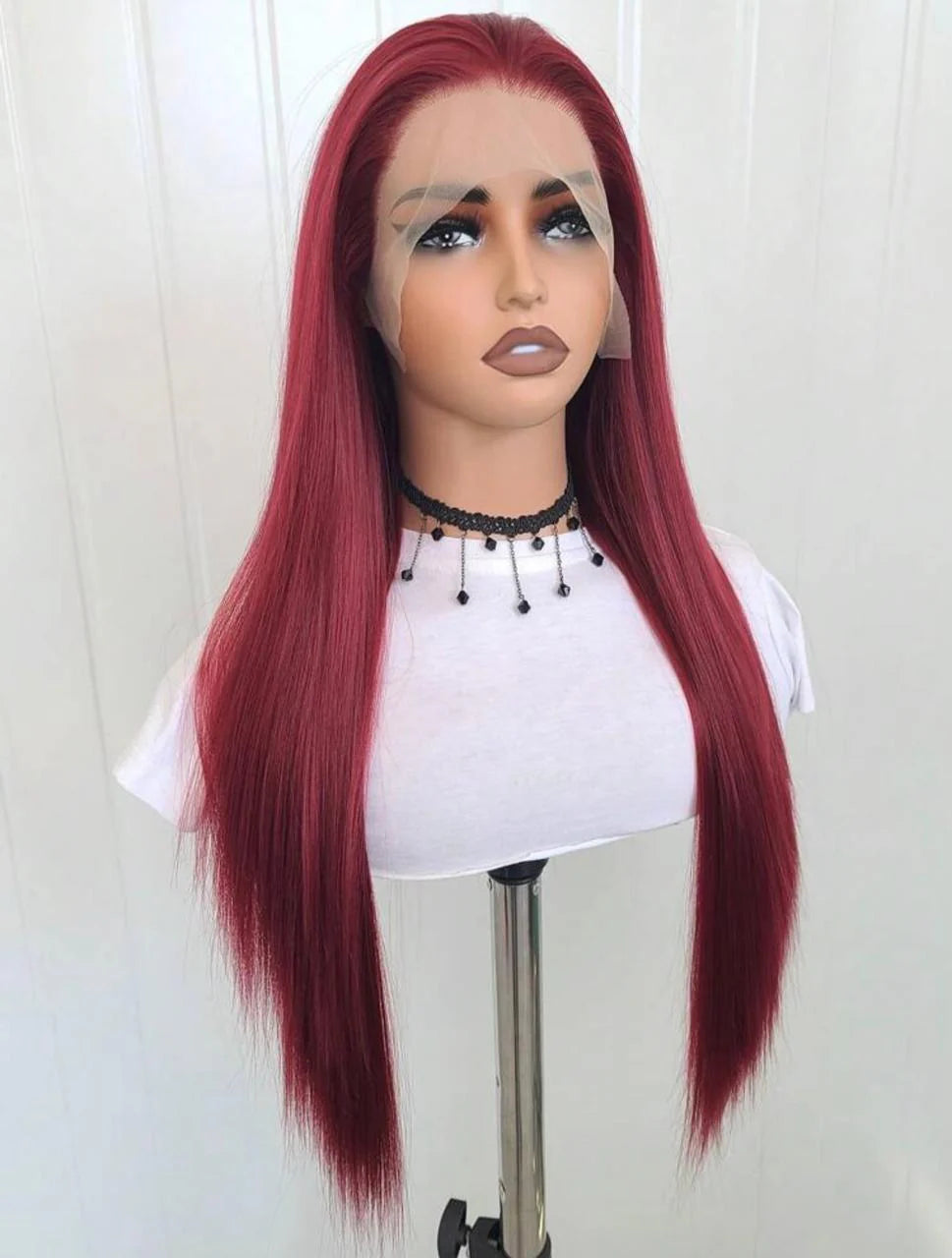 Red Bombshell Wig (human blend)