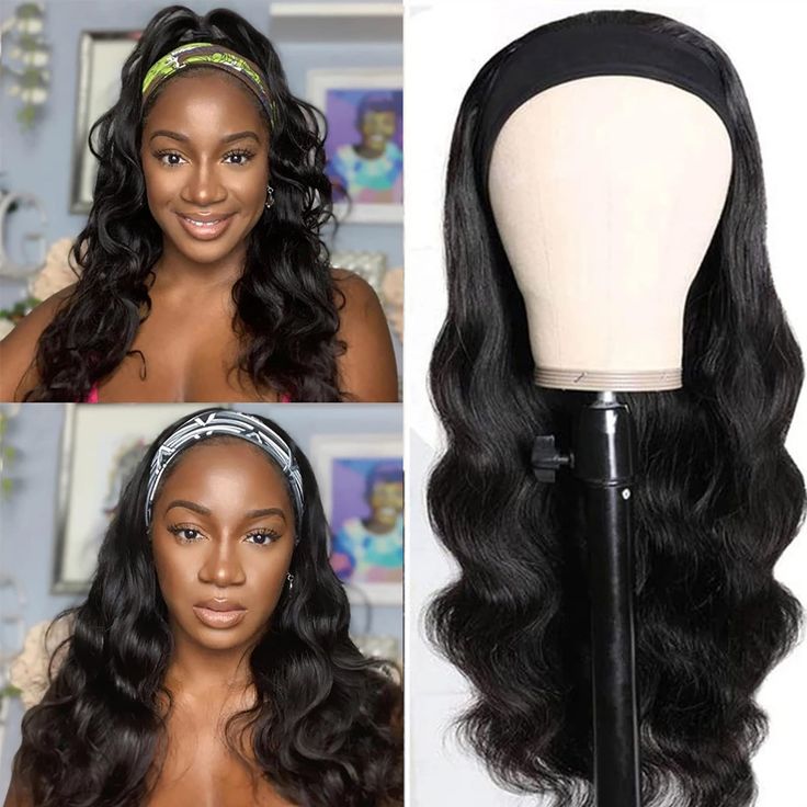 Bodywave Headband Wig