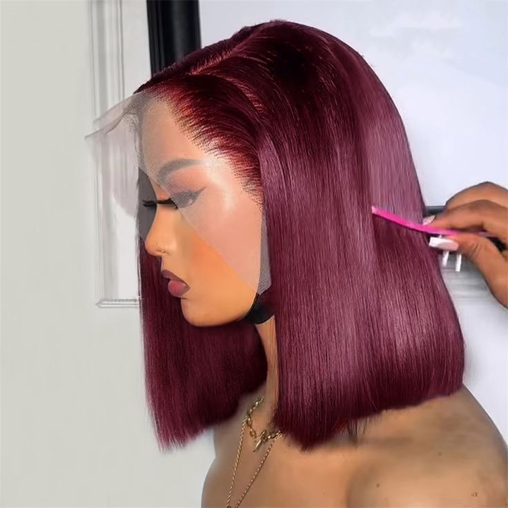 Piano + Burgundy bob Combo