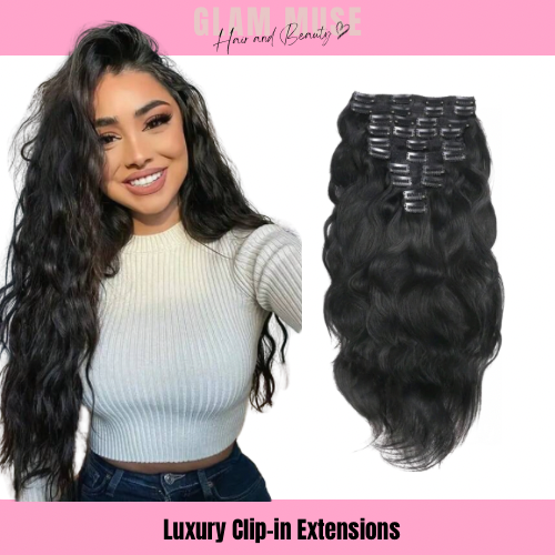 22-24"Premuim Luxury Human Hair Extensions (10pc)