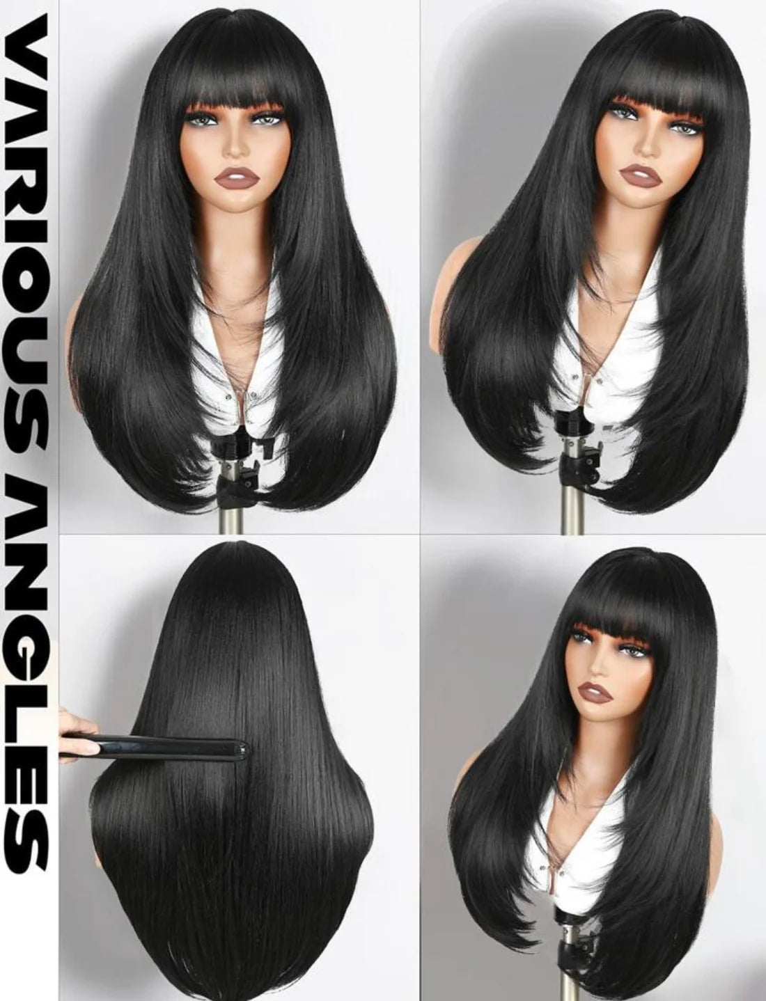 26" Bella + Layered Bang Wigs