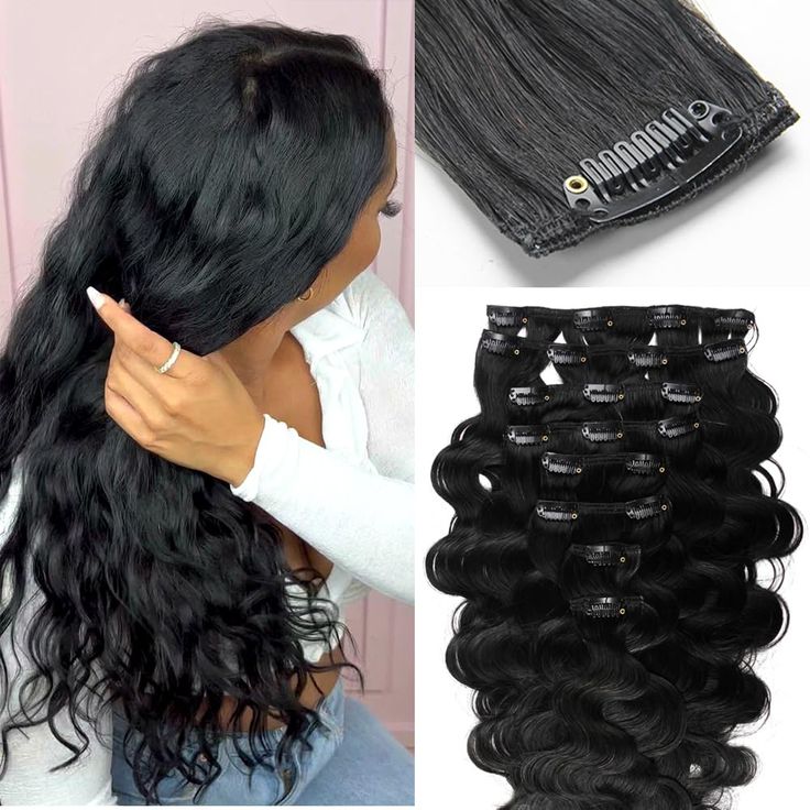 22-24"Premuim Luxury Human Hair Extensions (10pc)