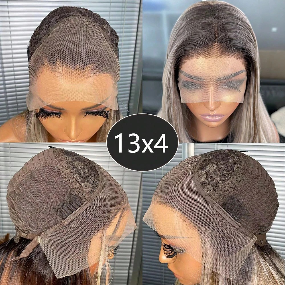 18" Blond Ombre Lace Front Wig