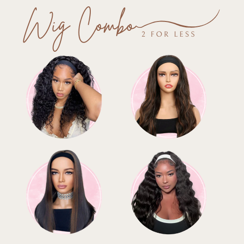 Headband Blended Wig Combo (Choose Any 2)
