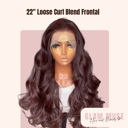 22" Loose Curl Blend Frontal