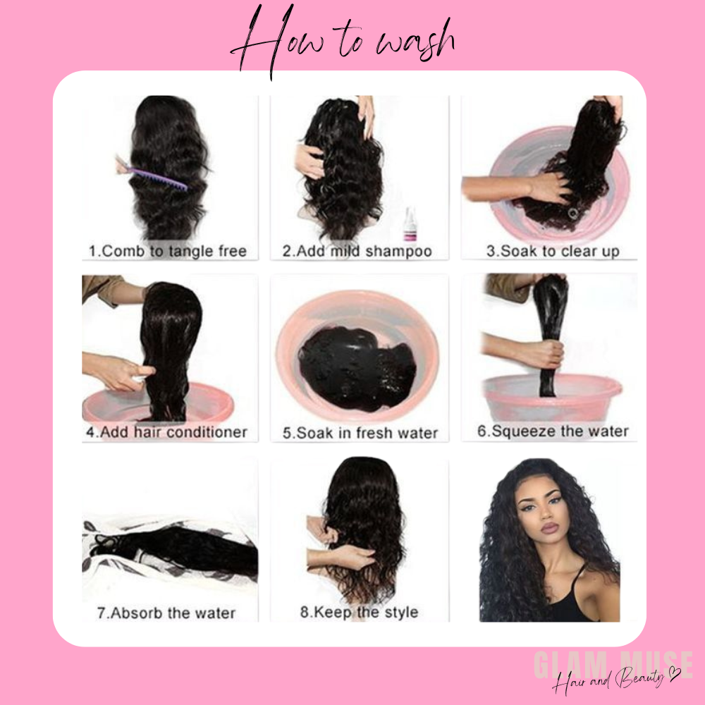 Red Bombshell Wig (human blend)