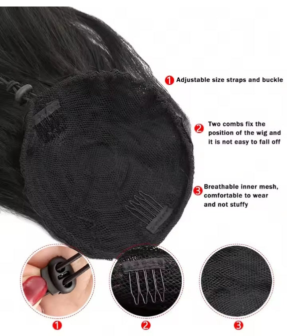 90's Flipped Ponytail Extension