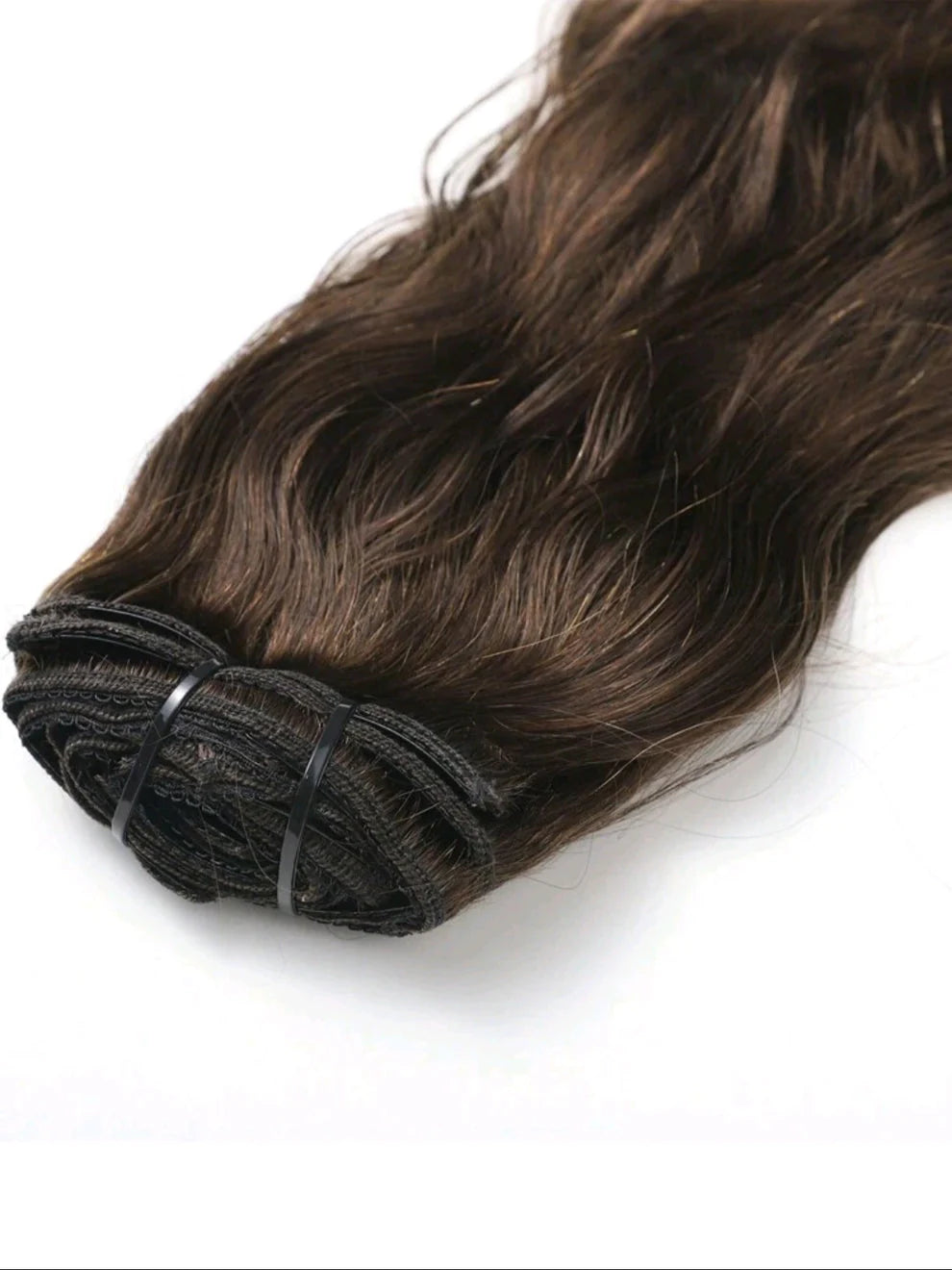 Brown Wavy Clip-in Extensions