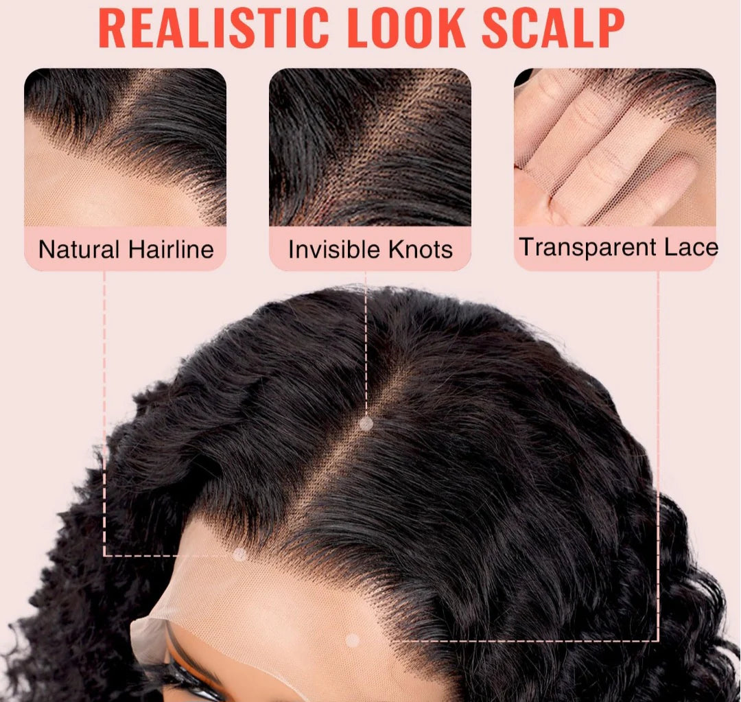 Premium Glueless 5x5 Curl Human Hair Wigs