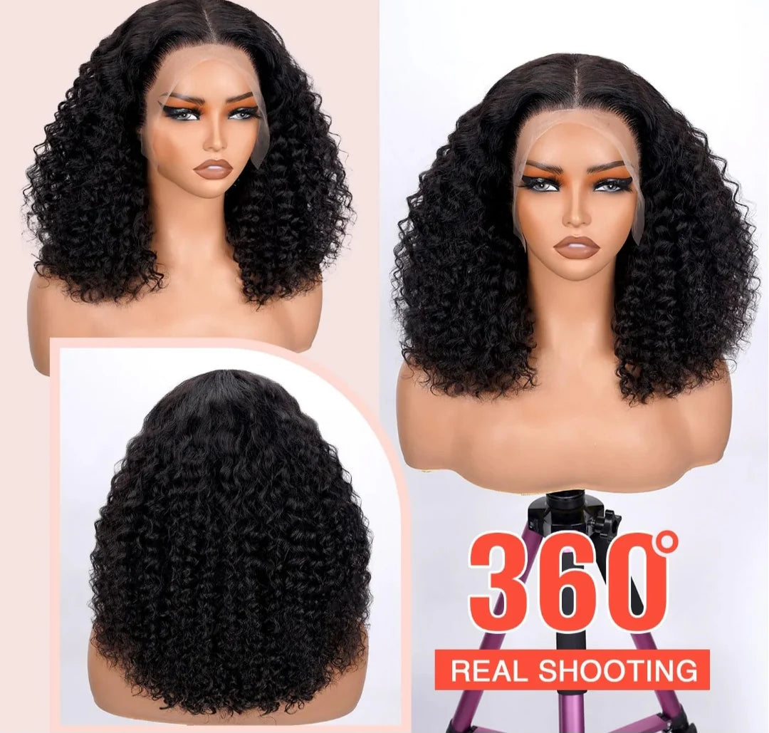 Premium Glueless 5x5 Curl Human Hair Wigs
